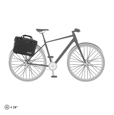 ORTLIEB Fahrradtasche Office-Bag High-Vis QL2.1 black reflex