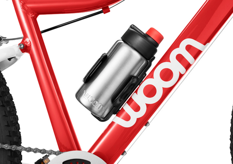 WOOM Edelstahlflasche + Flaschenhalter GLUG