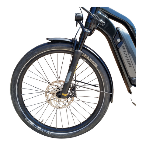 Fahr mit Stil und Komfort dank dem Flyer Upstreet 7.10 - das E-Bike der Extraklasse!
