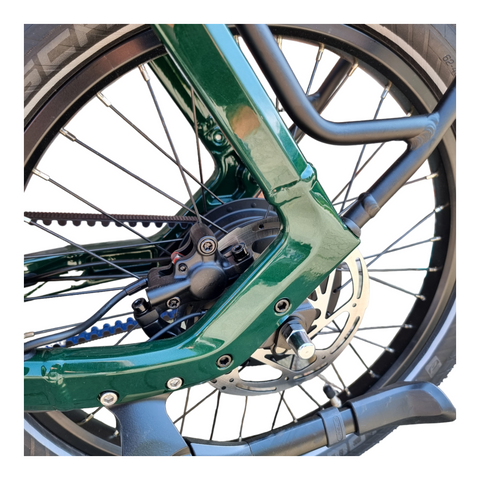 Mit Stil durch die Stadt: Das innovative Qio EINS+ P-E Kompakt-E-Bike!