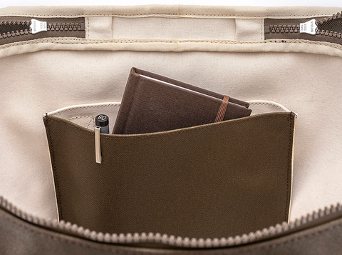 BROOKS Camden Tote Bag Moss