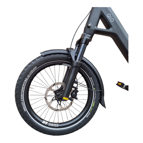Qio EINSX P-E: "Warum jeder Fahrradfahrer die Kombination aus 20" Laufrädern und breiten Reifen lieben wird – Komfort, der begeistert!"