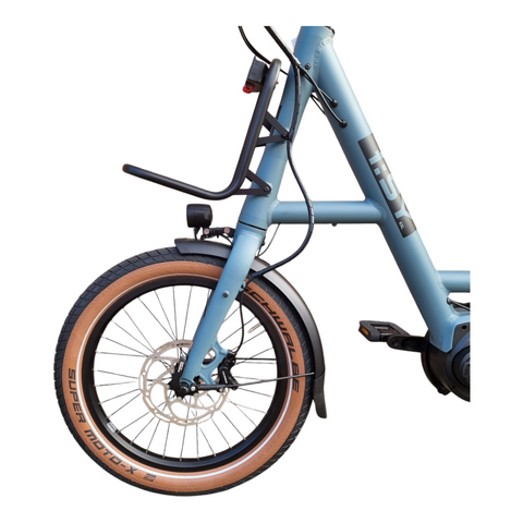 Urban Blue und braune Komponenten – So stylisch kann ein E-Bike sein! Entdecke das I:SY XXL N3.8 ZR B!