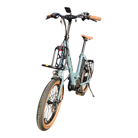 Urban Blue und braune Komponenten – So stylisch kann ein E-Bike sein! Entdecke das I:SY XXL N3.8 ZR B!